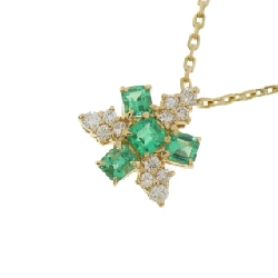 K18YG Dây chuyền Ngọc lục bảo 0.73CT - Hàng hiệu Chính hãng 857977