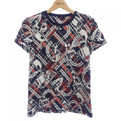 Áo thun HERMES EN DESORDRE ET CHAINES 3H4619DX - Hàng hiệu Authentic