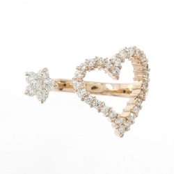 Nhẫn kim cương hình trái tim và hoa K18PG 0.60CT - Hàng hiệu Chính hãng 853840