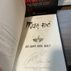 Mưa Đỏ - bản đặc biệt, bìa cứng, chữ ký scan tác giả 732123