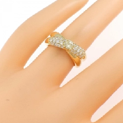 Nhẫn kim cương K18YG 0.23CT 669704