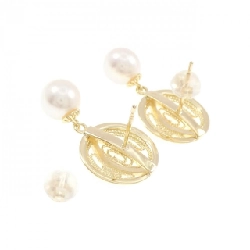 K18YG Bông tai ngọc trai Akoya 6.8mm - Hàng hiệu Chính hãng 870520