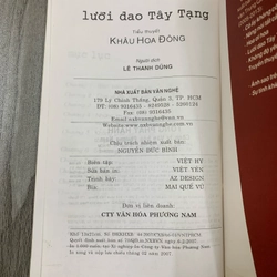 Lưỡi dao tây tạng - khâu hoa đông. 999 465963