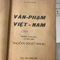 VĂN PHẠM VIỆT NAM - BÙI ĐỨC TỊNH 716254