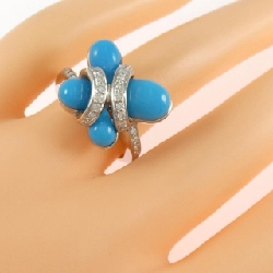 Nhẫn Turquoise K18WG 668871