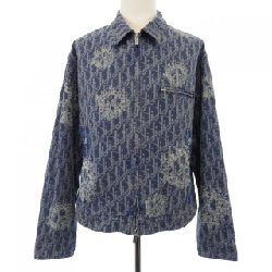 Dior DIOR Denim Tears DENIM TEARS Oblique OBLIQUE 393D483BY528 Áo khoác denim - Hàng hiệu Chính hãng