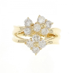 Nhẫn kim cương hoa K18YG 1.04CT - Hàng hiệu Authentic 855764