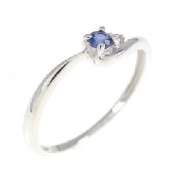 Nhẫn Sapphire K18WG 0.08CT