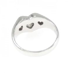 Nhẫn kim cương pavé hình trái tim K18WG 0.3CT - Hàng hiệu chính hãng 850533