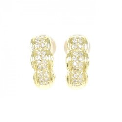 K18YG Bông tai/Khuyên tai kim cương 0.40CT - Hàng hiệu Chính hãng