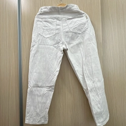 Quần jeans baggy trắng 377435