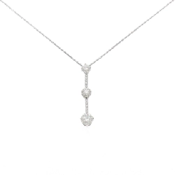 Dây chuyền kim cương Trilogy 0.70CT - Hàng hiệu Authentic