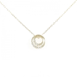 K10YG 2WAY Dây chuyền kim cương 0.056CT - Hàng hiệu Chính hãng