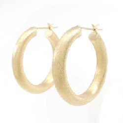 Khuyên tai K18YG - Hàng hiệu Chính hãng