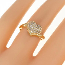 Nhẫn kim cương hình trái tim K18YG 0.31CT - Hàng hiệu Authentic 855358