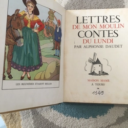 (1949) Lettres de Mon Moulin . Contes du Lundi -  Alphonse Daudet - Lá Thư Hè 283114