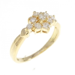 Nhẫn kim cương K18YG 0.25CT