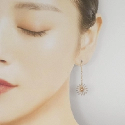 Bông tai hoa ba màu 750 - Hàng hiệu Authentic 872079