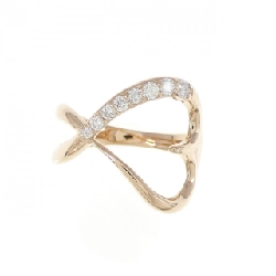 Nhẫn kim cương hình trái tim K18PG 0.17CT 672616