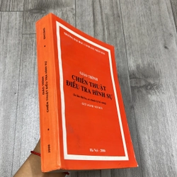 Giáo trình chiến thuật điều tra hình sự. 6a3 545011