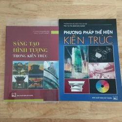 2 cuốn kiến trúc: Sáng tạo hình tượng trong kiến trúc + Phương pháp thể hiện kiến trúc 602597