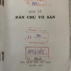 Bàn về dân chủ vô sản  694030