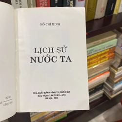 LỊCH SỬ NƯỚC TA, sách khổ nhỏ bỏ túi, xb 2003 551038