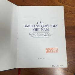 II Tựa sách: Các Bảo Tàng Quốc Gia Việt Nam (Việt - Pháp - Anh) - 2001 496110