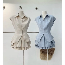 Set áo sơ mi kèm chân váy 547430