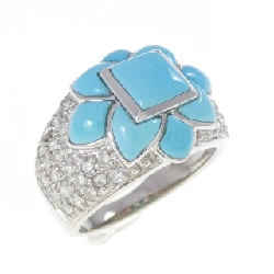 Nhẫn Turquoise K18WG - Hàng hiệu Authentic