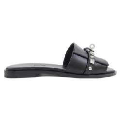 Giày sandal HERMES Julia Kelly Buckle Crepe Medor 242099Z