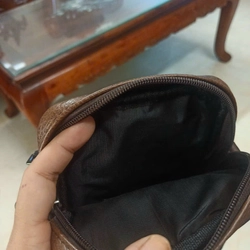 Túi điện thoại mini da bò thật  542296