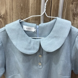 Đầm xanh thiết kế size S 477739