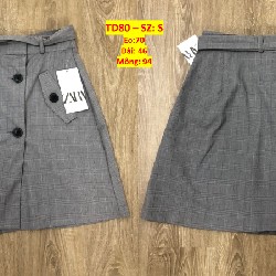 Chân váy thời trang hiệu ZARA size S còn nguyên tem  46642