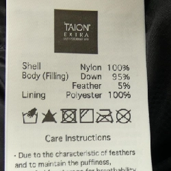 Áo khoác lông TAION - Hàng hiệu Authentic 887104