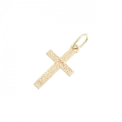 Agat K10PG/K10YG Mặt dây chuyền hình chữ thập - Hàng hiệu Authentic 844169