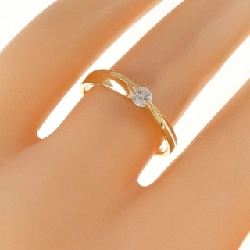 Nhẫn kim cương K18YG 0.14CT 669369