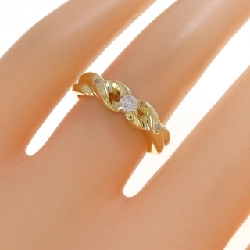 Nhẫn kim cương K18YG 0.12CT - Hàng hiệu Chính hãng 851570