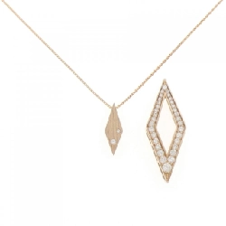 K18PG 2WAY Dây chuyền kim cương 0.60CT - Hàng hiệu Chính hãng 868219