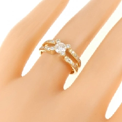 Nhẫn kim cương K18YG 0.309CT - Hàng hiệu Authentic 854028