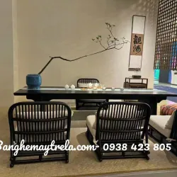 Ghế mây ngồi trà đạo kiểu Nhật 738557