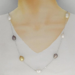 K18WG Ngọc trai trắng - Hàng hiệu Authentic 845787