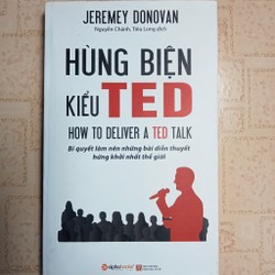[Mới 85%] Sách Hùng Biện Kiểu Ted - Jeremy Donovan
