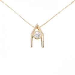 K18YG Dây chuyền kim cương 0.13CT - Hàng hiệu Authentic