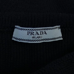 Áo len cổ thuyền cotton PRADA 627048