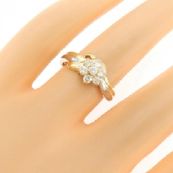 Nhẫn kim cương hoa K18YG/PT850 0.32CT - Hàng hiệu Authentic 851573