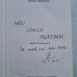 Nếu còn có ngày mai - Sidney Sheldon ( sách cũ, xb năm 2006) 331906