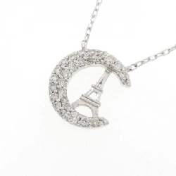 K18WG Dây chuyền kim cương 0.20CT - Hàng hiệu Chính hãng 858234