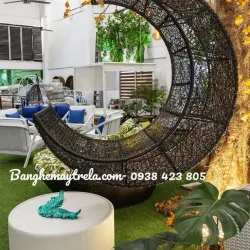 Ghế chụp hình mây tre