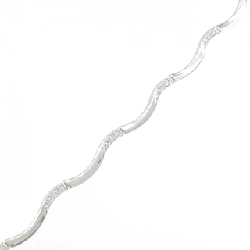 K18WG Vòng tay kim cương 0.32CT - Hàng hiệu Chính hãng